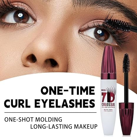 3 PCS 7D Waterproof Mascara - 24H Long Lasting Volume & Curl