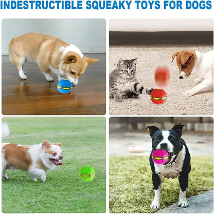 Interactive Magic Flying Saucer Ball Funny Pet Toy Outdoor Dog Training Toy