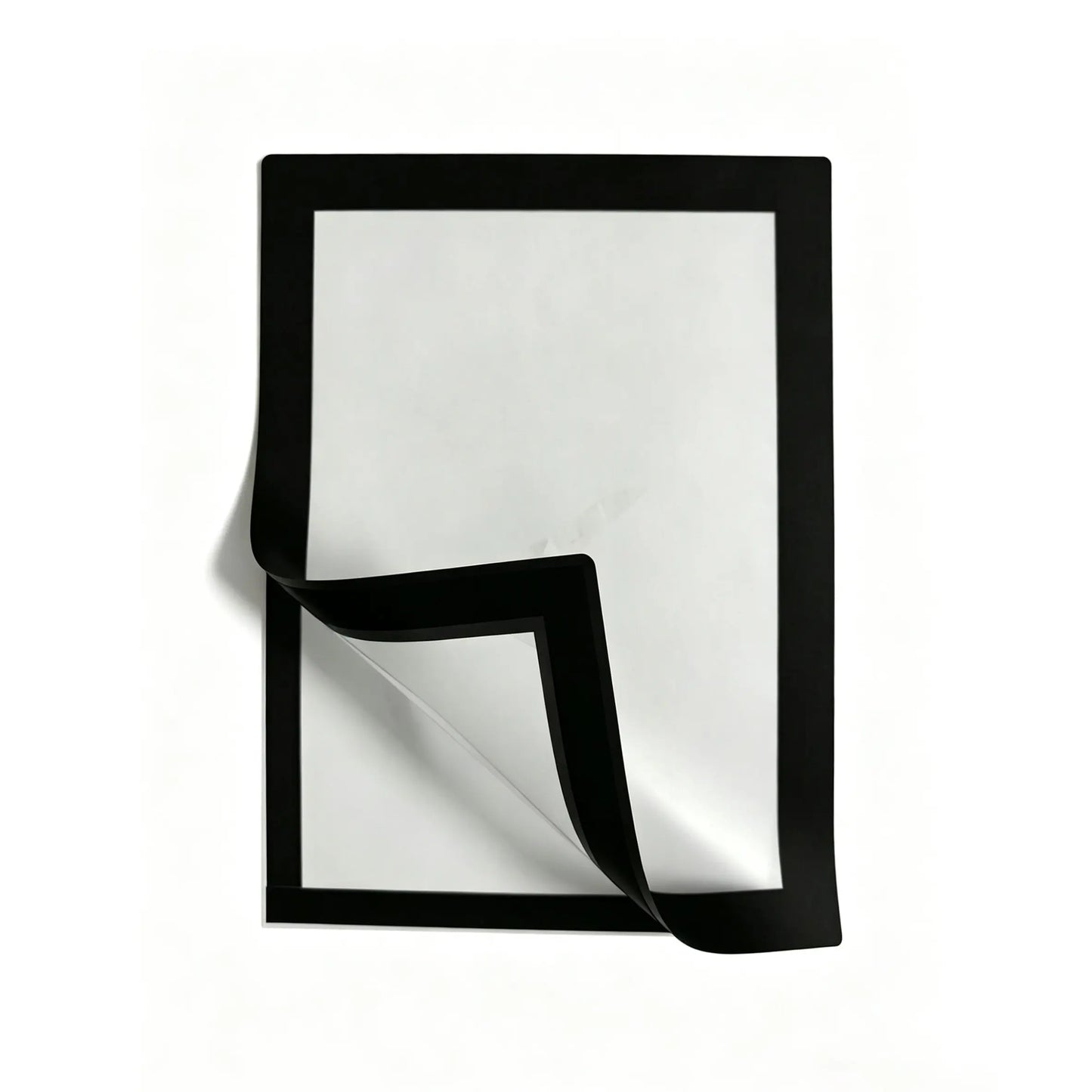 A4 Magnetic Self-Adhesive Frames, Wall-Mounted Plastic Photo Display Decor