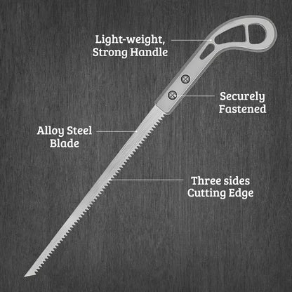 Multifunctional 8-Inch Curved Pruning Saw & Wood Cutting Tool
