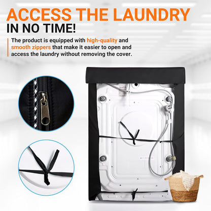 Heavy-Duty Waterproof Anti-UV Washing Machine Cover