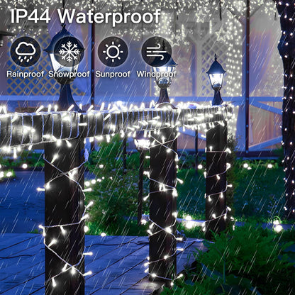 33ft 100 LED Multicolor Fairy Lights with Remote