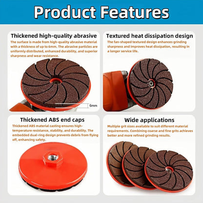 M10 Thread Integrated Polishing Angle Grinder Disc