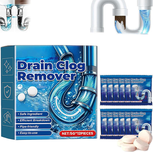 Strong Drain Effervescent Tablet for Kitchen & Bathroom Pipes