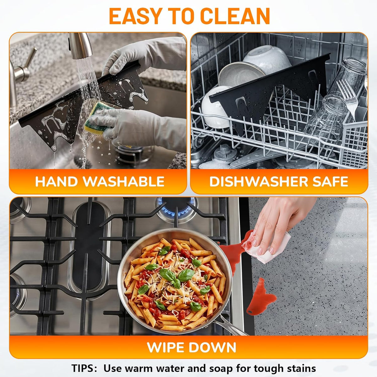 2PCS Stove Gap Filler for Kitchen Oven Counter Side Gap