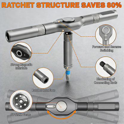2026 New 24 in 1 Magnetic Ratchet Screwdriver Set