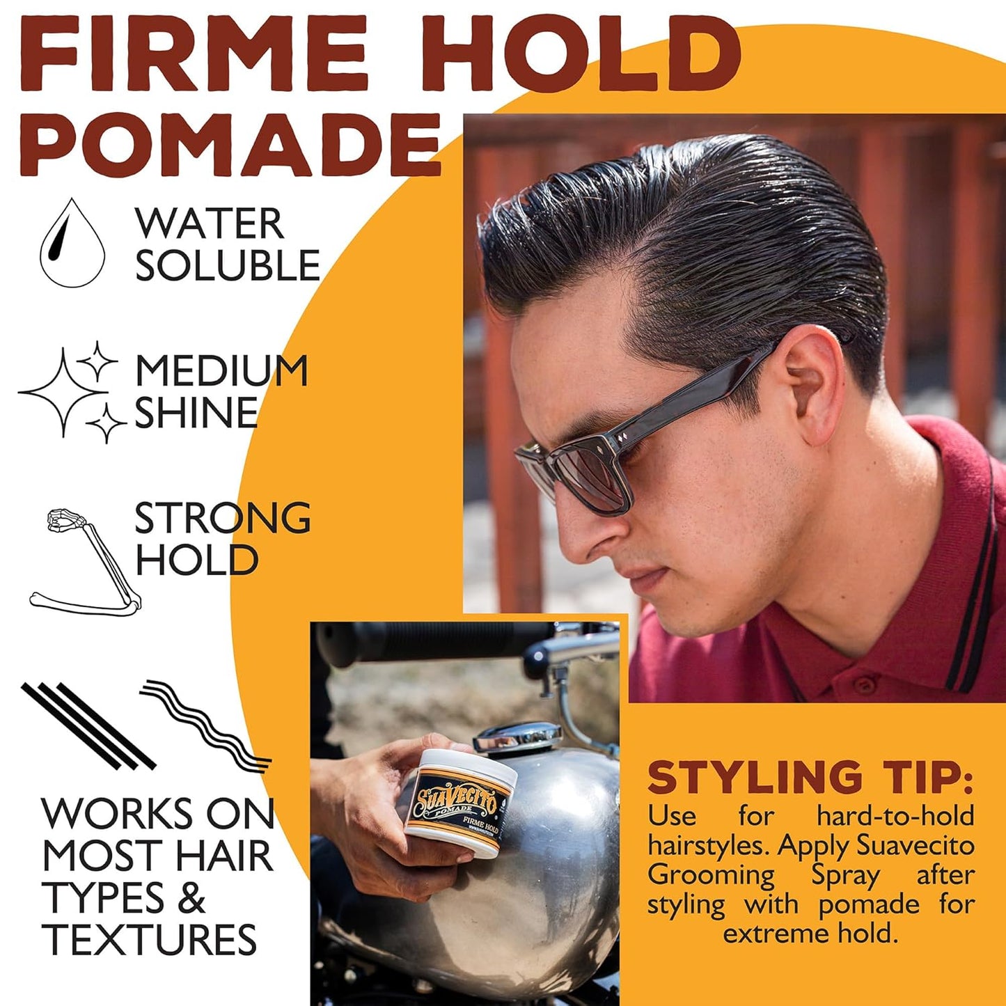 Pomade Original All Day Hold All Hairstyles For Men