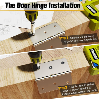 Router Template Fits for Door Hinges from 3” to 5” Length