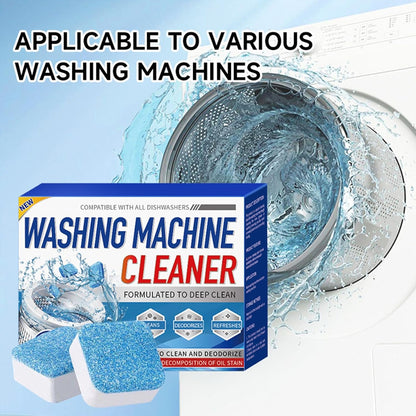 Washing Machine Cleaner & Descaler - 12 Tablets for Deep Cleaning