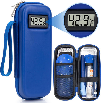 Insulin Cooler Travel Case TSA Approved with Temperature Display