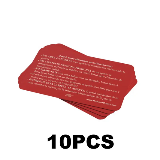 10pcs-Know Your Rights Card - U.S. Citizenship - Your Rights and Duties Under 5th Amendment