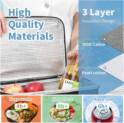 Thickened Waterproof Hand-held with Shoulder Strap Insulated Bag