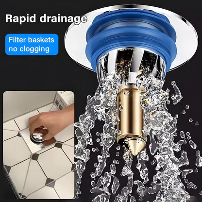 3 Pack Universal 2 in 1 Pop Up Bathroom Sink Stopper