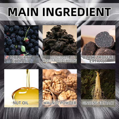 Fruit Essence Plant Extract Hair Dye Essence with Comb