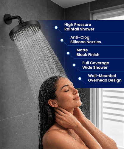 4 Inch Powerful High Pressure Anti-Clog Shower Head