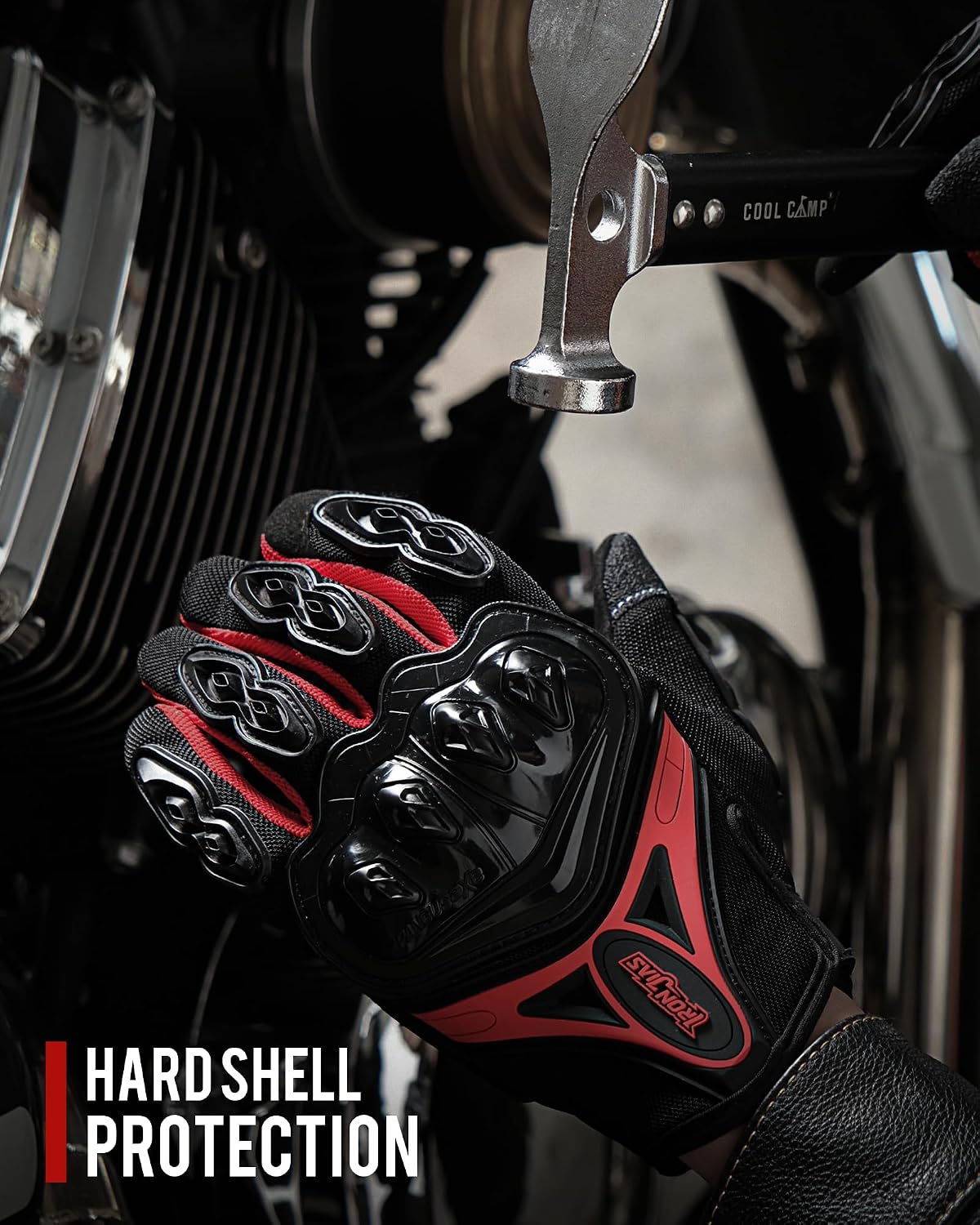 Motorcycle Gloves Full Finger Support Touch Screen Durable for Road Racing Bike