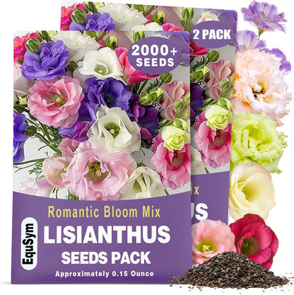2000+ Mixed Color Perennial Eustoma Grandiflorum Seeds