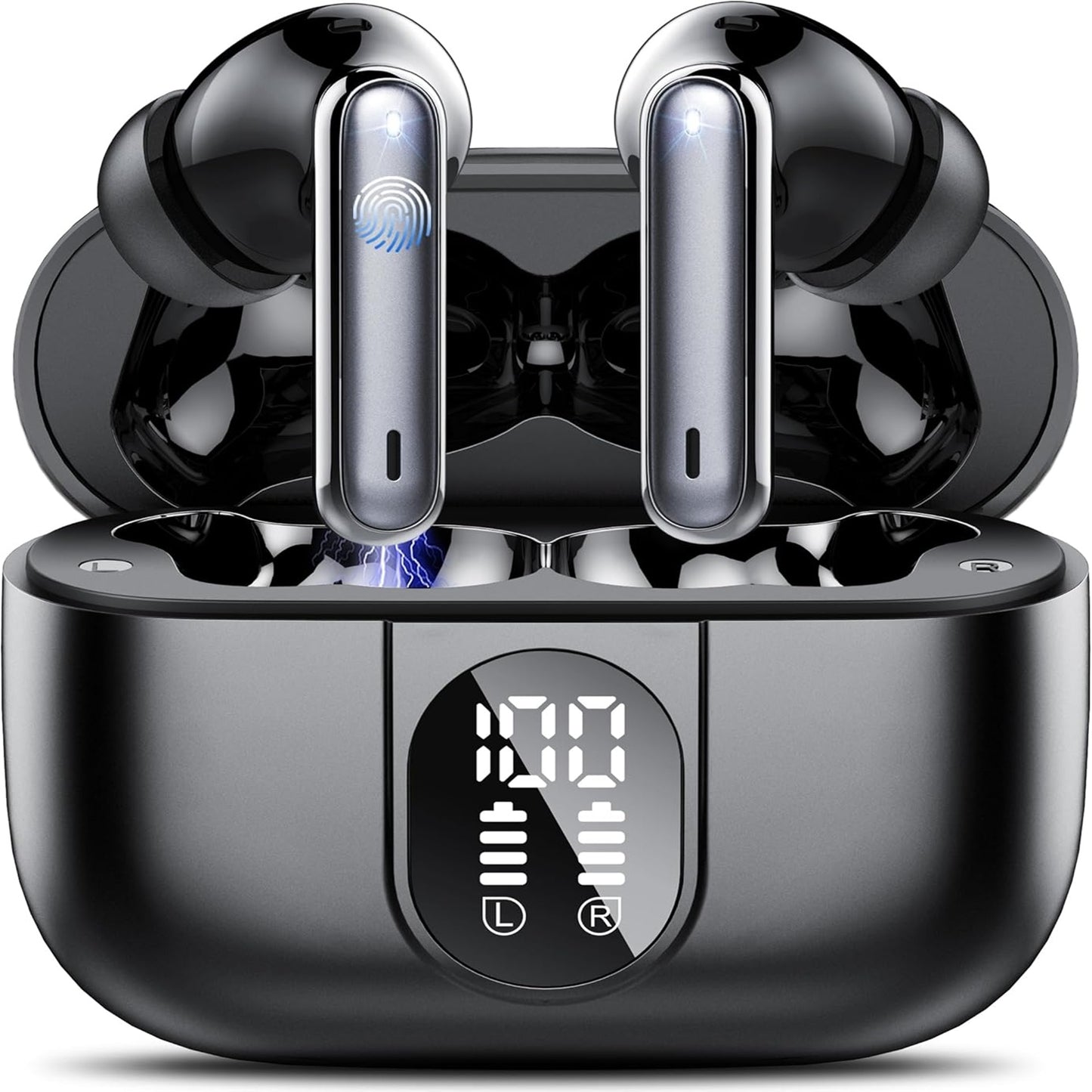 AI Translation Earbuds Real Time, Simultaneous Interpretation Translator Earbuds with 6 Translation Modes/164 Languages