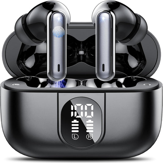 AI Translation Earbuds Real Time, Simultaneous Interpretation Translator Earbuds with 6 Translation Modes/164 Languages