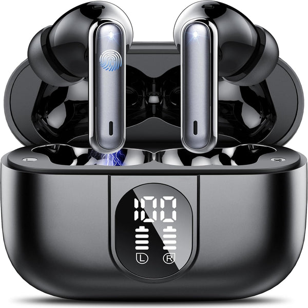 AI Translation Earbuds Real Time, Simultaneous Interpretation Translator Earbuds with 6 Translation Modes/164 Languages