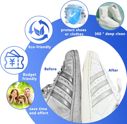 2Pcs Reusable Shoe Washing Machine Bag for Washer and Dryer