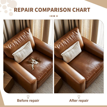 Self Adhesive Leather Repair Patch for Furniture,Couches,Car Seats,Cabinets,Handbags