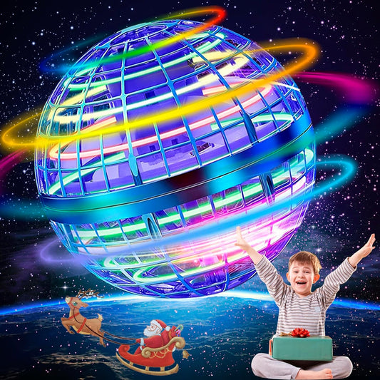 2 Pack Flying Orb Hover Boomerang Spinner Ball Toy