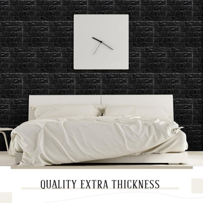10 Pcs 3D Wall Panels Peel and Stick Foam Brick Wallpaper