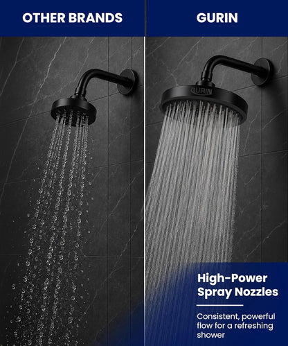 4 Inch Powerful High Pressure Anti-Clog Shower Head