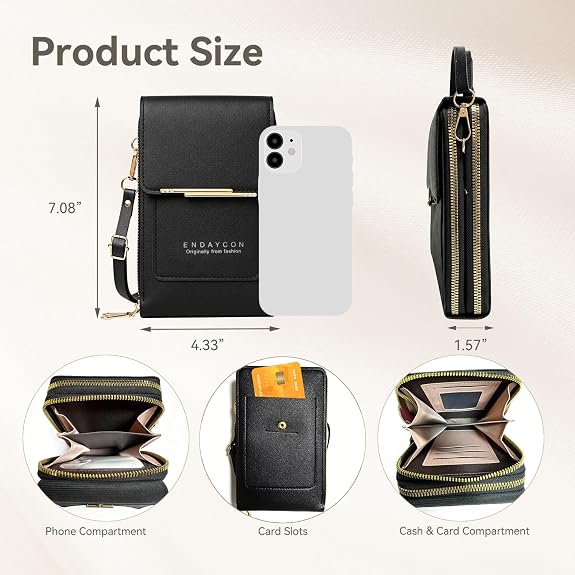 Touchscreen Sensitive Phone Bag with Multiple Colors