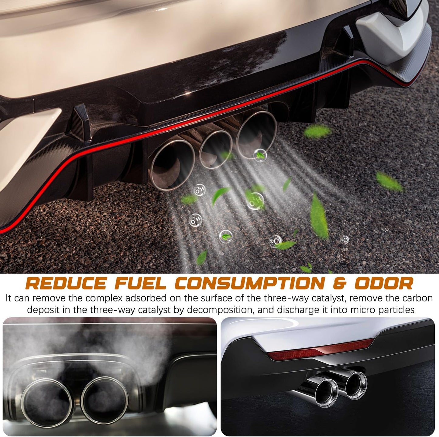 2Pack Catalytic Converter Cleaner Auto Fuel System Treatment