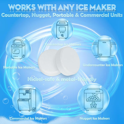 Ice Machine Cleaner Maker Descaler 12 Tablets
