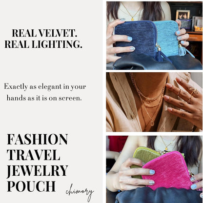 Jewelry Pouch for Journey Rings Crystal Bracelet & Bangle Organizer