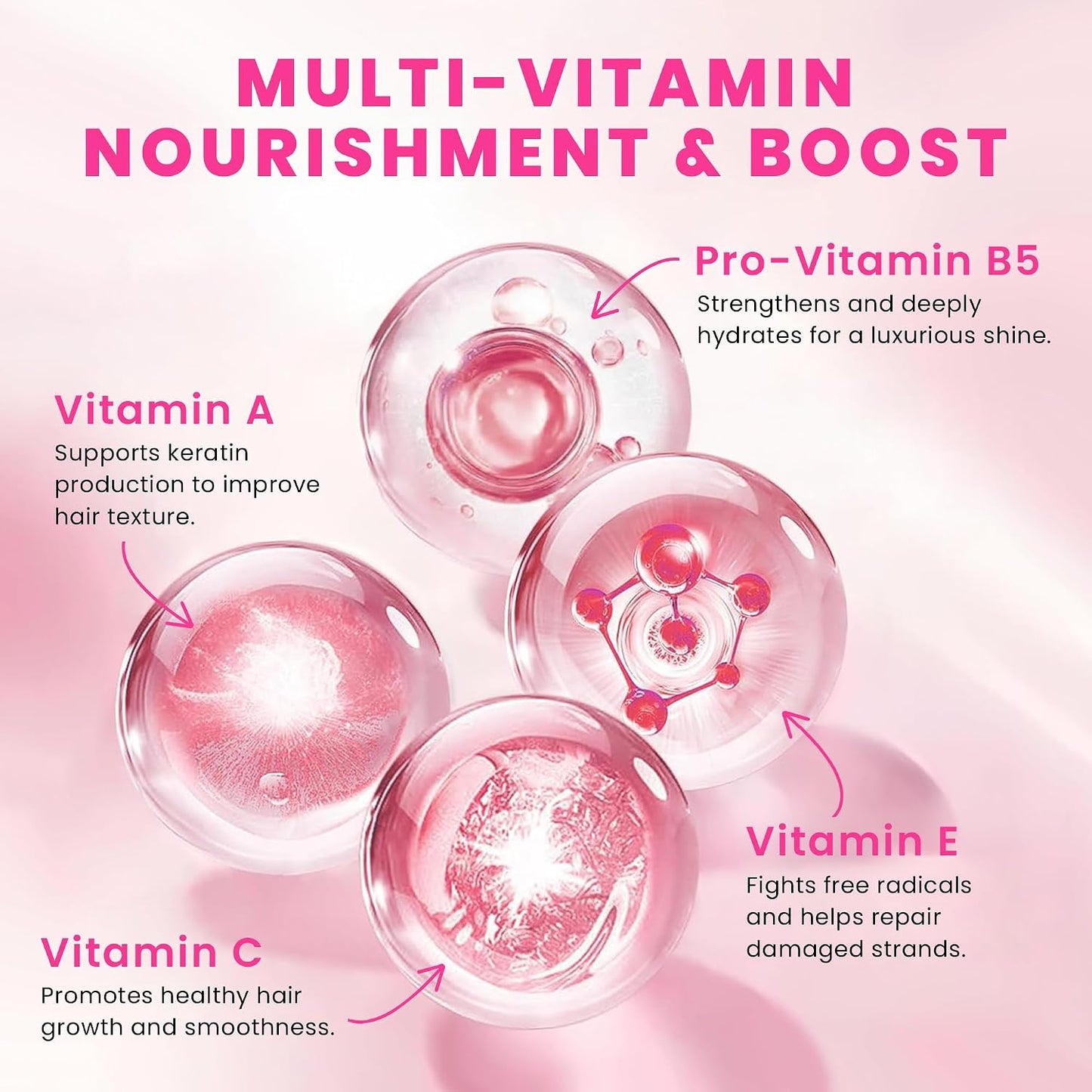 40 Capsules Hair Vitamins Moroccan Oil Capsules for Women