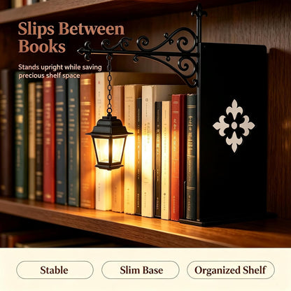 Library Lantern Decorative Bookshelf Lighting Literary Accent Light