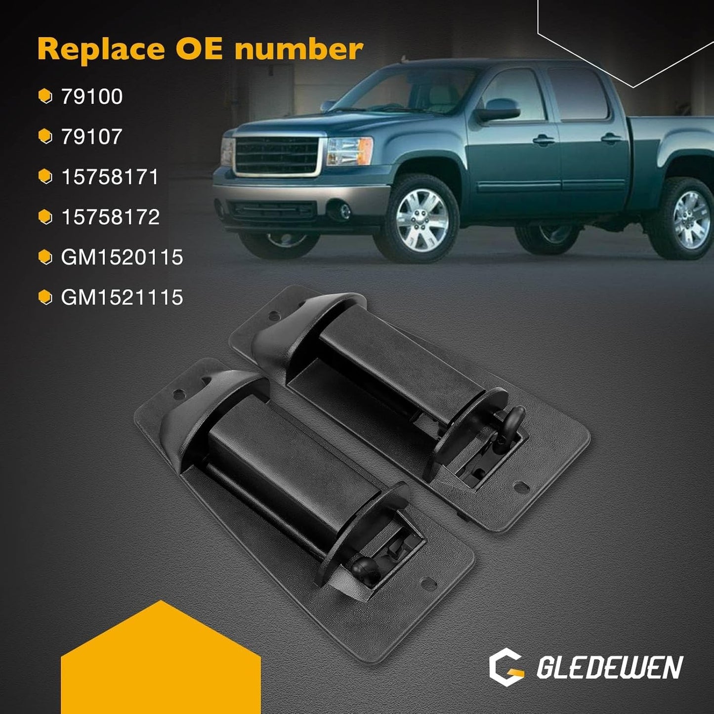 Extended Cab Door Handle for Chevy Silverado GMC Sierra