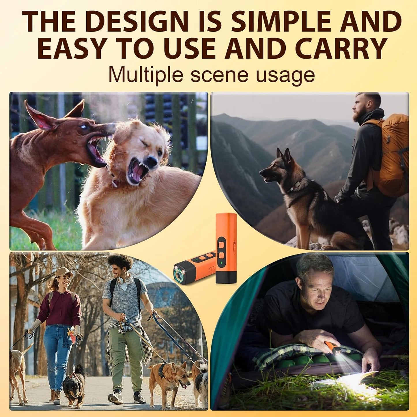 Safe Rechargeable Anti Barking Device for Dogs