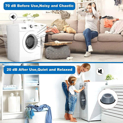 4Pcs Anti Vibration Pads for Washing Machine and Dryer Shock