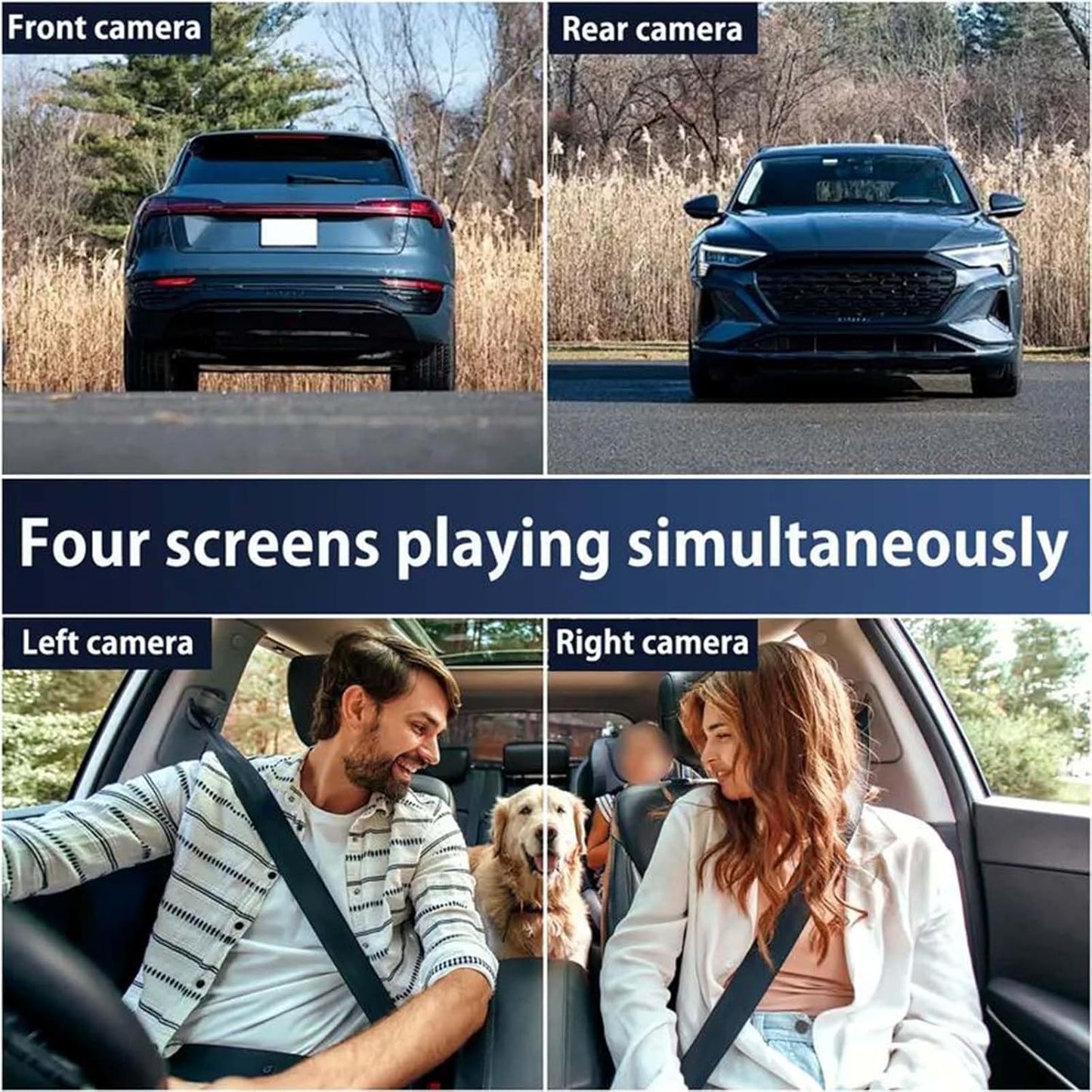 Full View Car Dashcam System - 360° 4 Channel Dash