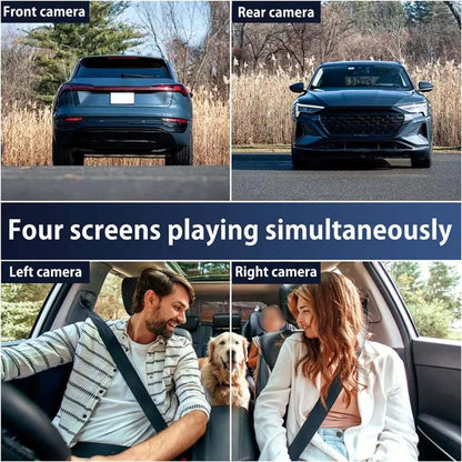 Full View Car Dashcam System - 360° 4 Channel Dash