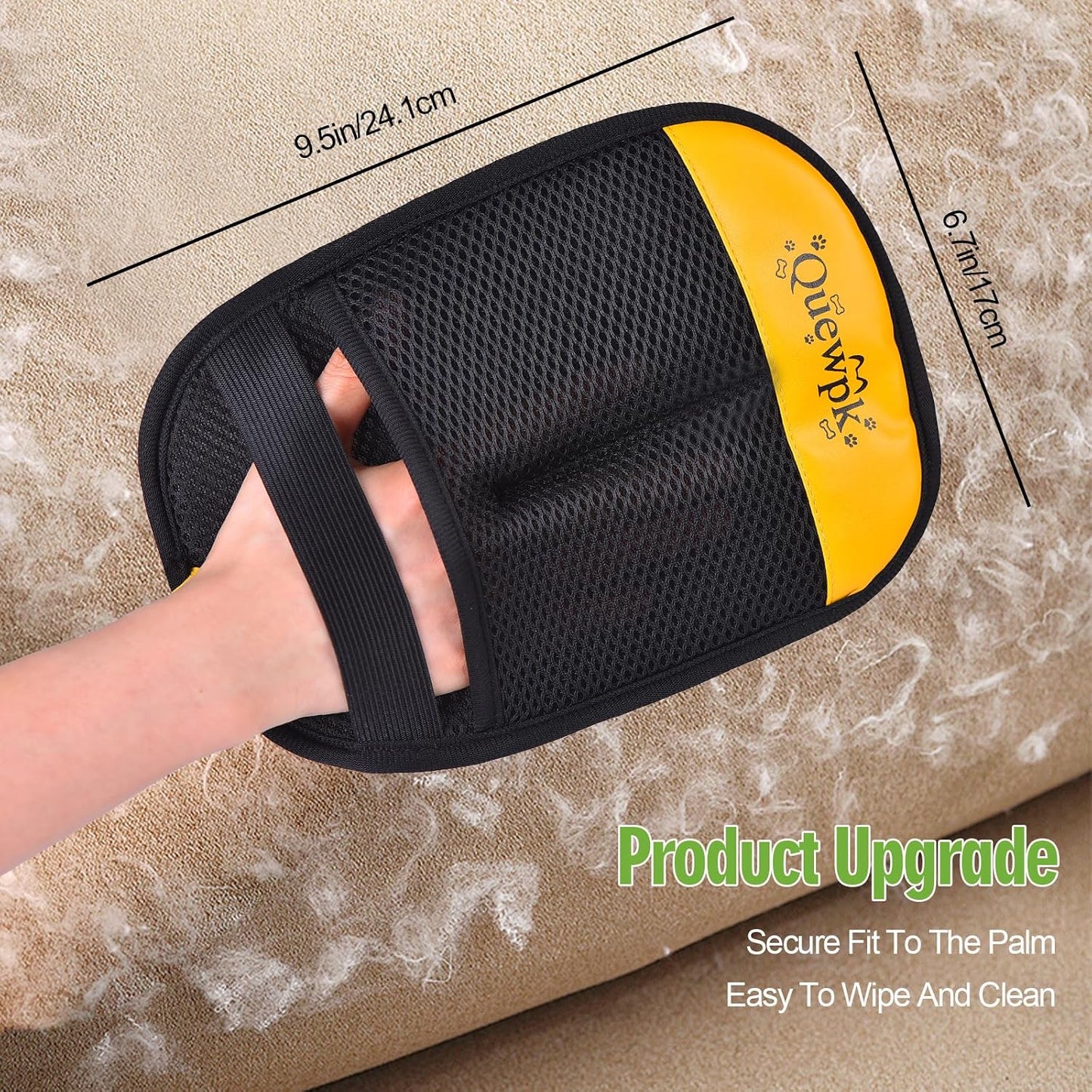 Pet Hair Removal Glove - Reusable Electrostatic Fur Remover for Dogs & Cats