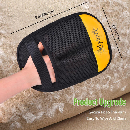 Pet Hair Removal Glove - Reusable Electrostatic Fur Remover for Dogs & Cats