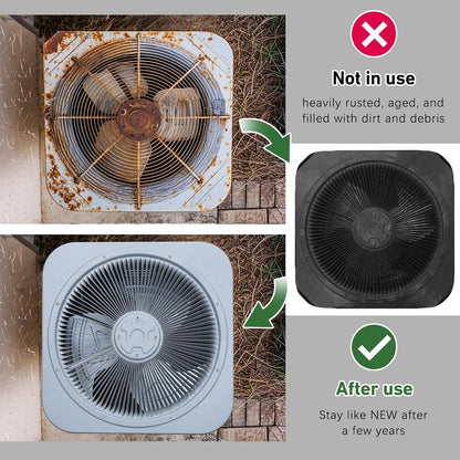 Durable Outdoor Air Conditioner Cover, Waterproof Fabric, Windproof Dustproof Design