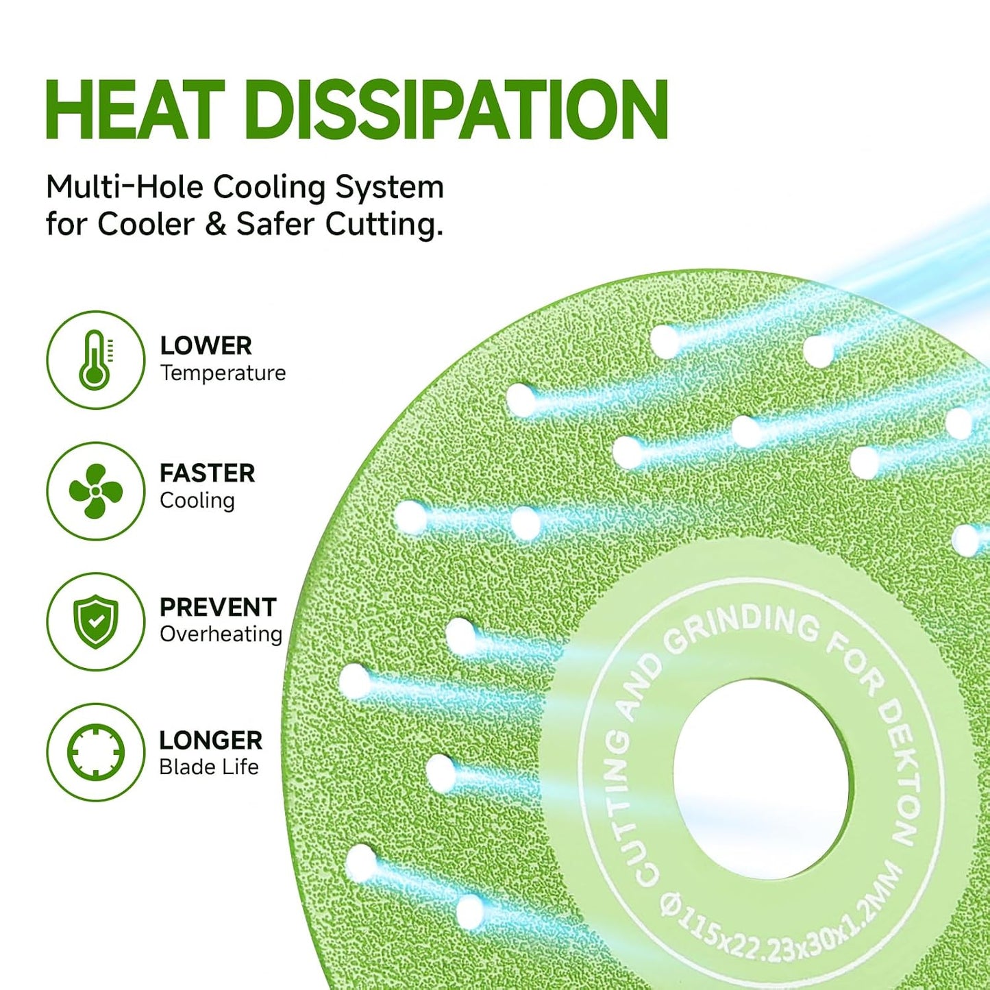4inch/100mm Super Thin Cutting Disc for Porcelain Glass