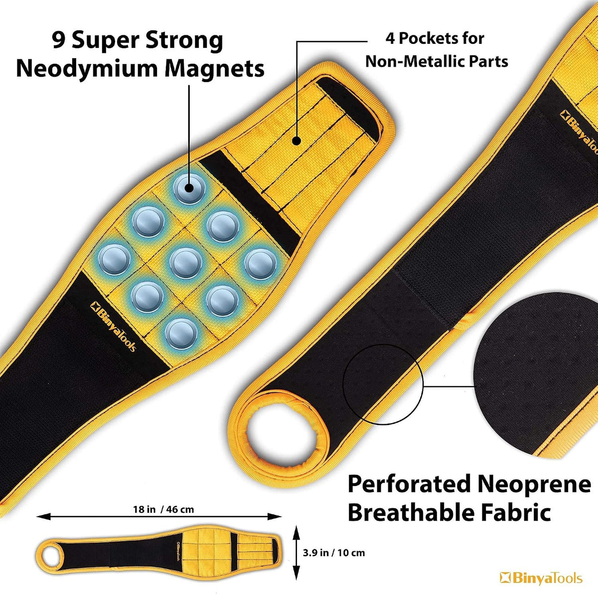 Magnet Screw Holder Wrist Support Keeps Screws Nails