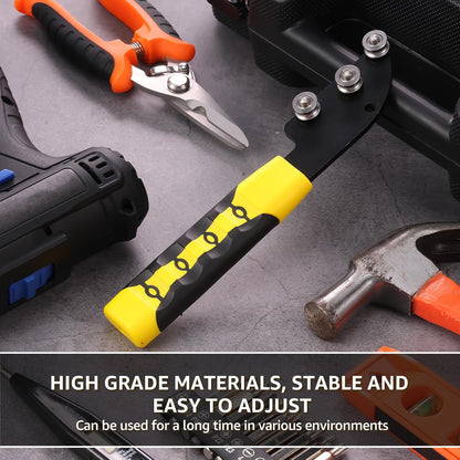 Stainless Steel Cable Straightener Tool - Professional Manual Untwisting & Bending Device for Electricians, HVAC & Telecom Projects