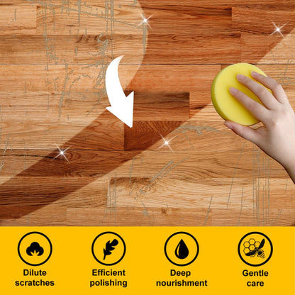 Beeswax Wood Furniture Polish & Conditioner, Natural Oil for Furniture Care, Protection & Stain Removal