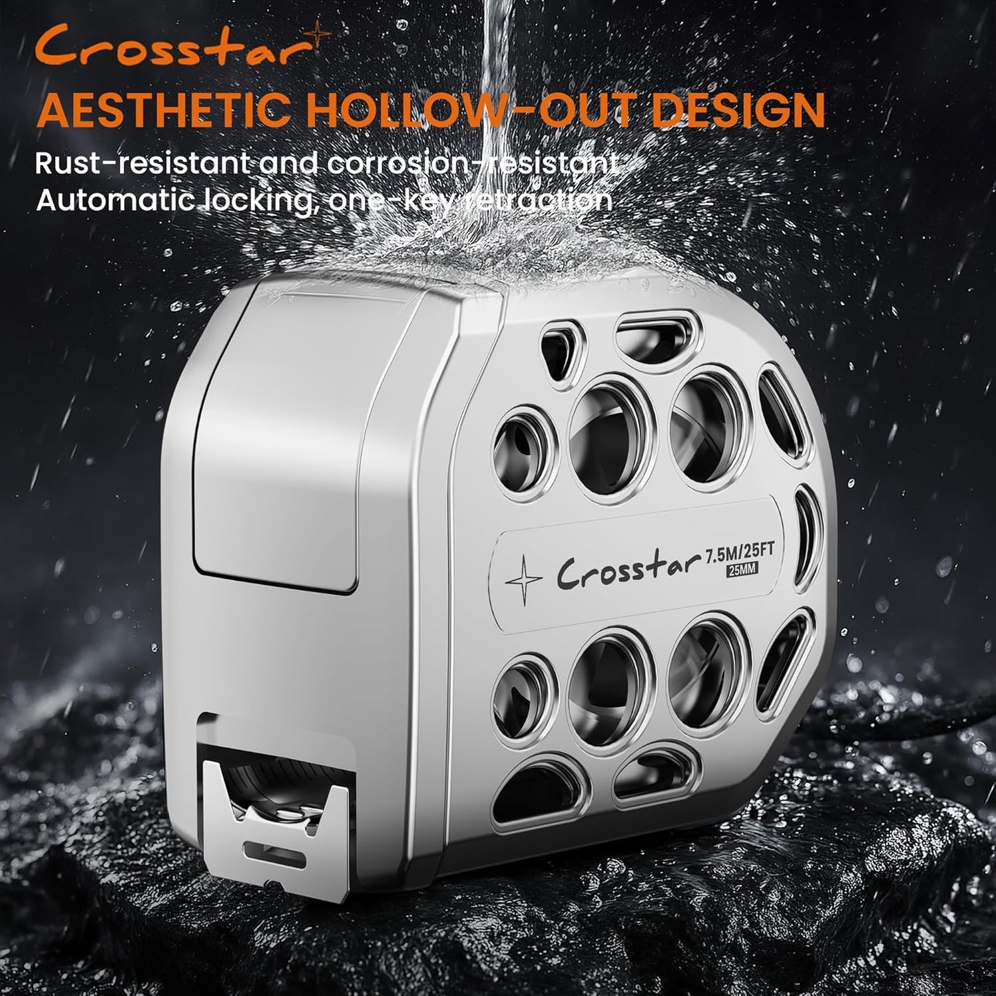Magnetic Self-Locking Stainless Steel Tape Measure