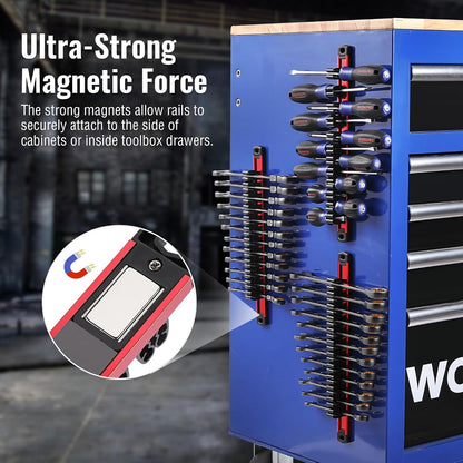 Magnetic Screwdriver Organizer and Wrench Organizer