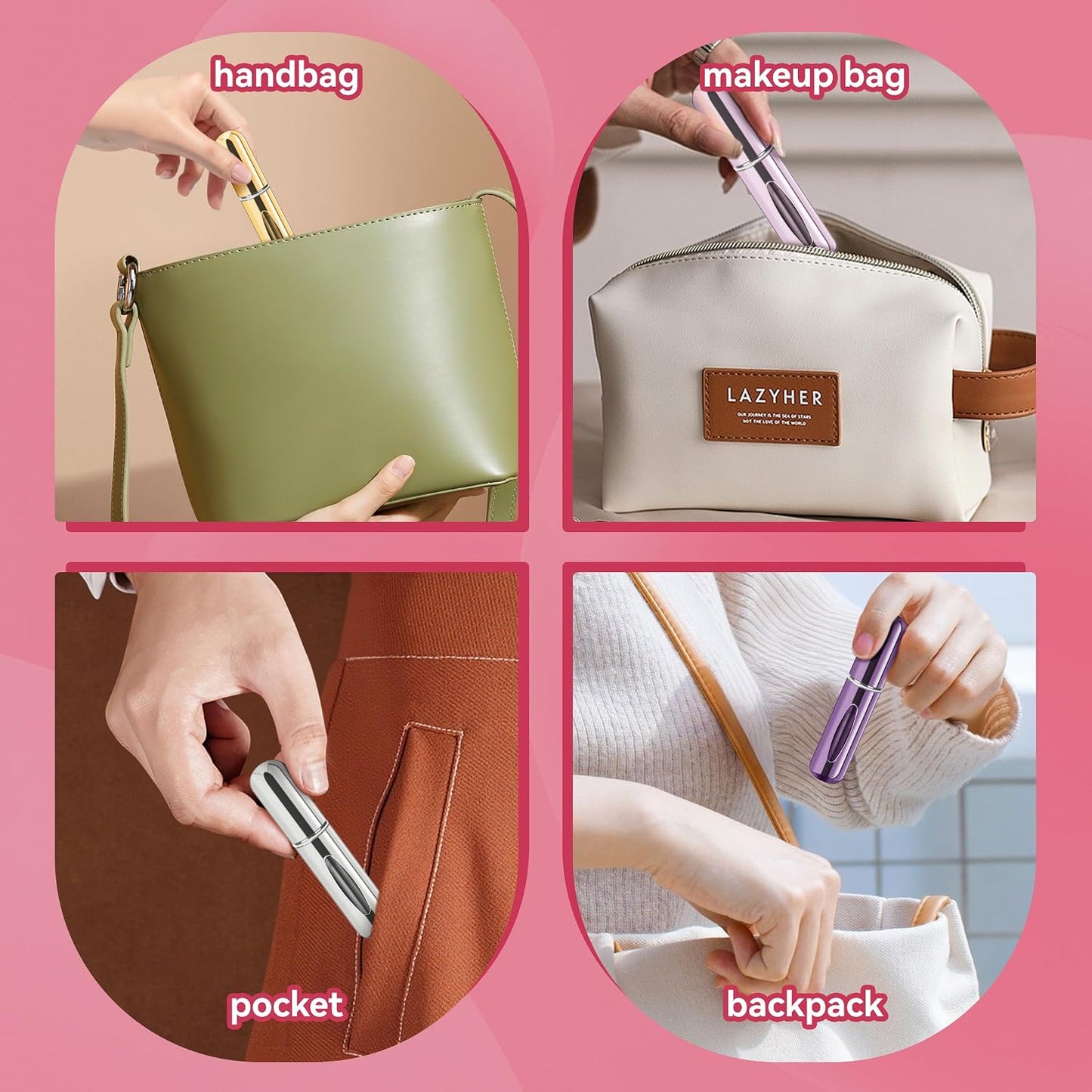 Refillable Perfume Portable Atomizer Bottle Refillable Perfume Spray